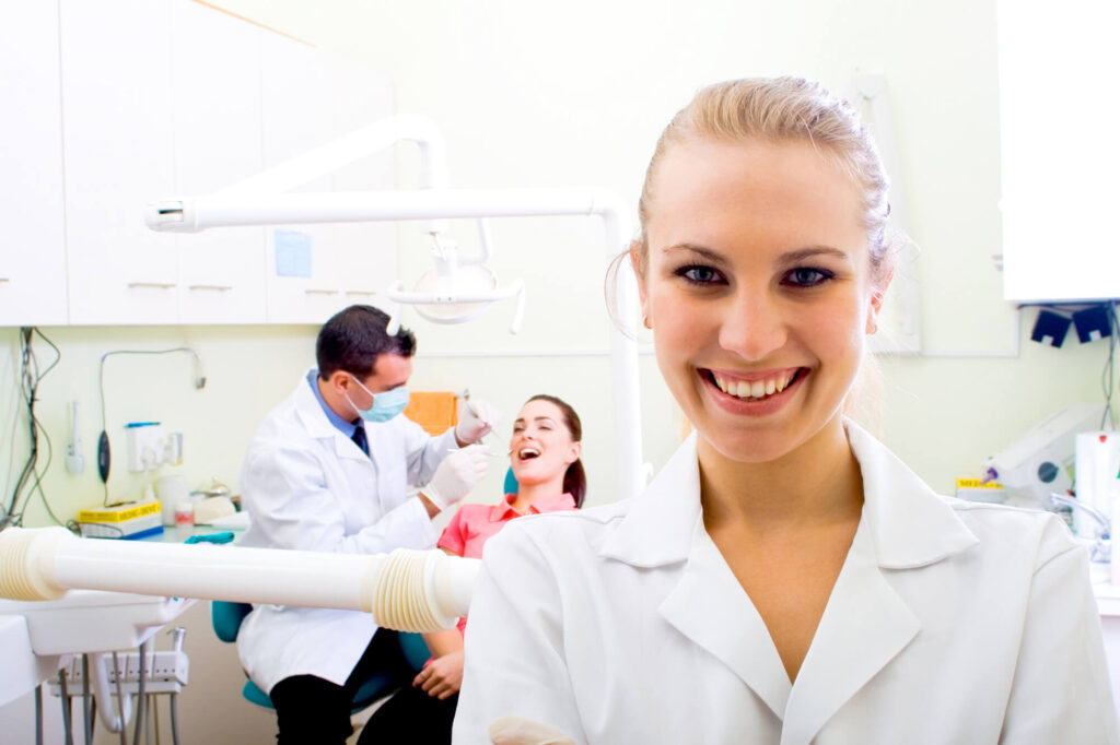 Smiling dentist after getting IT solutions for their dental practice